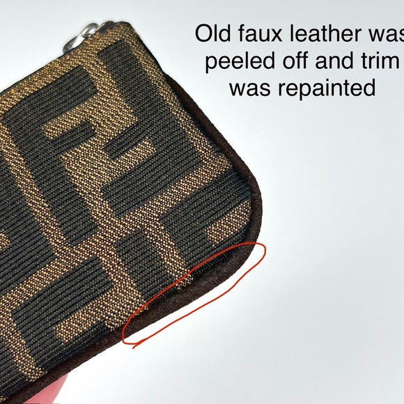 FENDI Zucca coin wallet bag charm - Picture 2 of 5